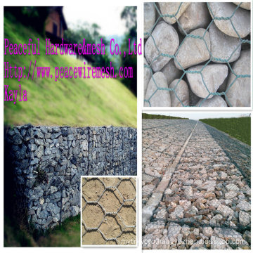 PVC Coated Hexagonal Wire Gabion Box